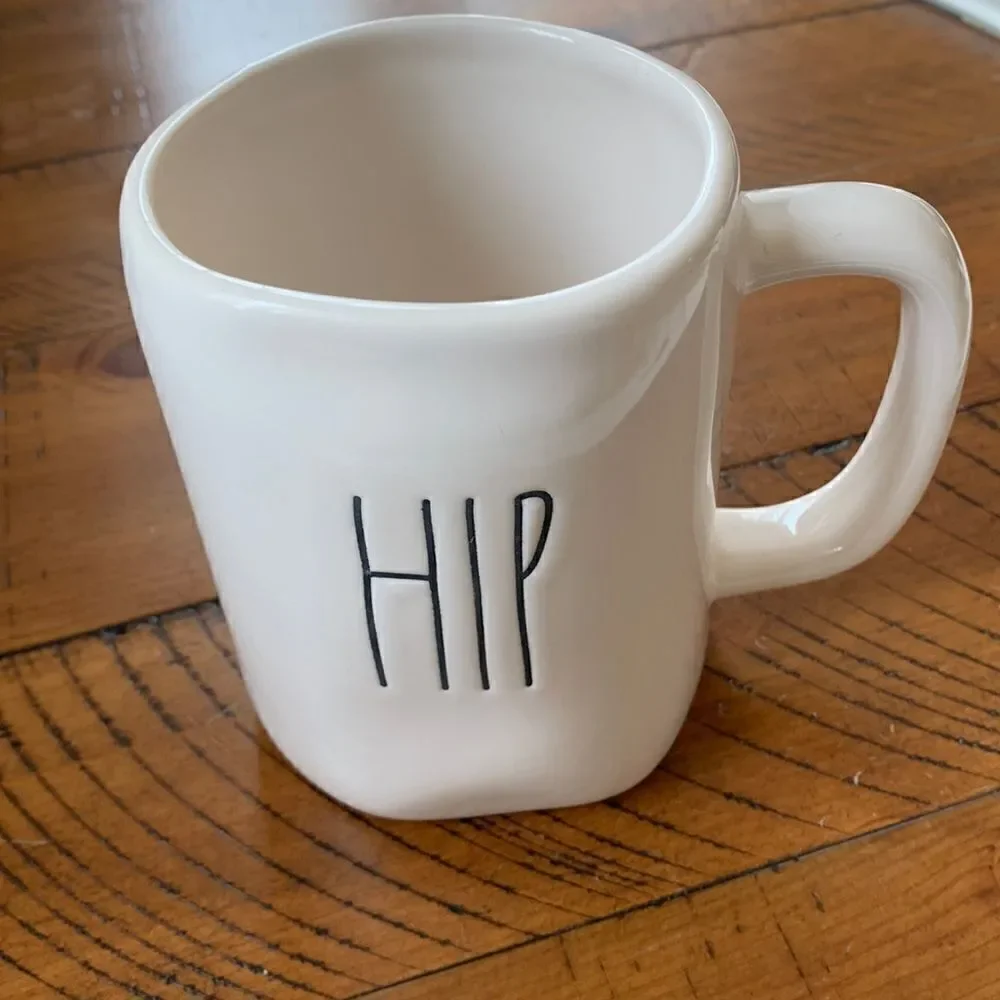 Rae Dunn HIP HOP White Easter Coffee Mug‎